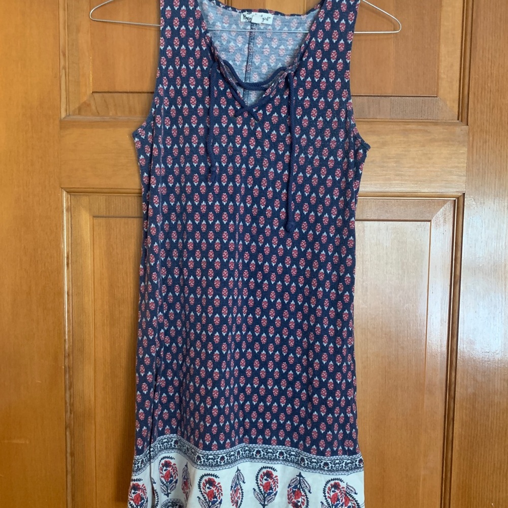 Open neck dress